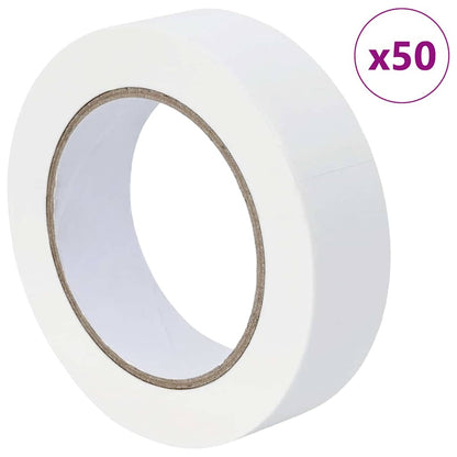 Malerklebebänder 50 pcs Weiß 30 mm x 50 m Papier