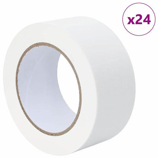 Malerklebebänder 24 pcs Weiß 50mm x 50m Papier