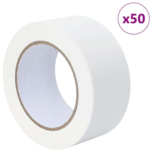Malerklebebänder 50 pcs Weiß 50mm x 50m Papier