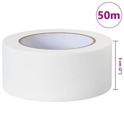 Malerklebebänder 50 pcs Weiß 50mm x 50m Papier