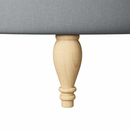 Schlafsessel Hellgrau 56,5 x 70 x 110 cm Stoff