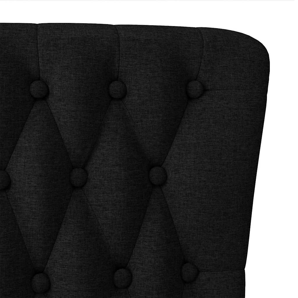 Schlafsessel Schwarz 56,5 x 70 x 110 cm Stoff