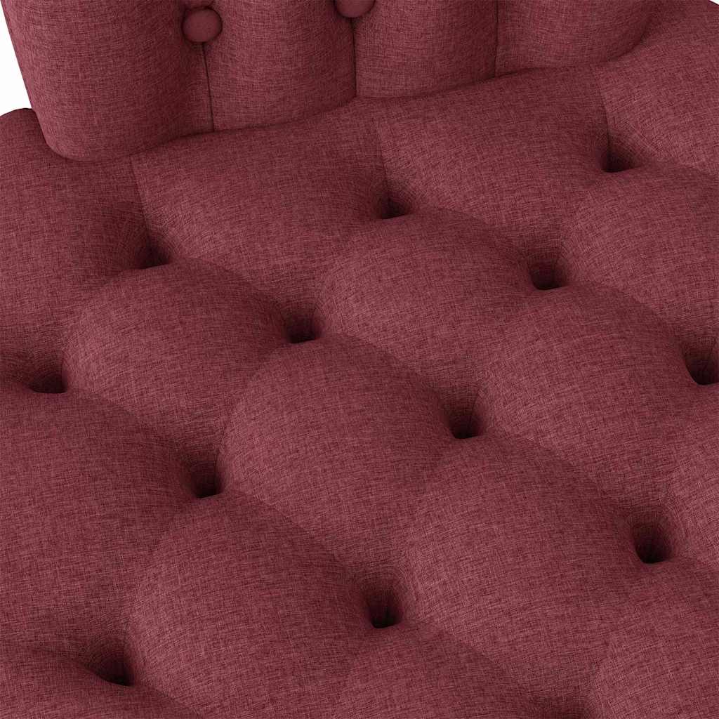 Schlafsessel Weinrot 56,5 x 70 x 110 cm Stoff