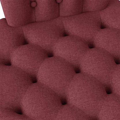 Schlafsessel Weinrot 56,5 x 70 x 110 cm Stoff