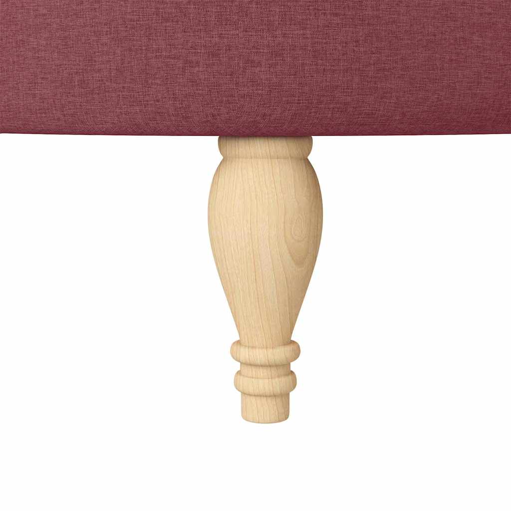 Schlafsessel Weinrot 56,5 x 70 x 110 cm Stoff