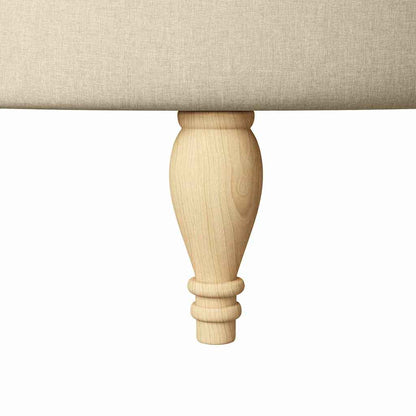 Schlafsessel Creme 56,5 x 70 x 110 cm Stoff