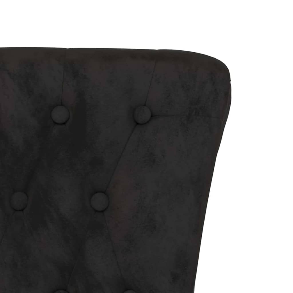 Schlafsessel Schwarz 56,5 x 70 x 110 cm Samt