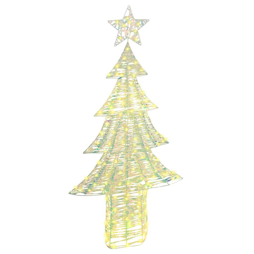 Weihnachtsbaum mit 240 LEDs Warmweiß 180 cm PET
