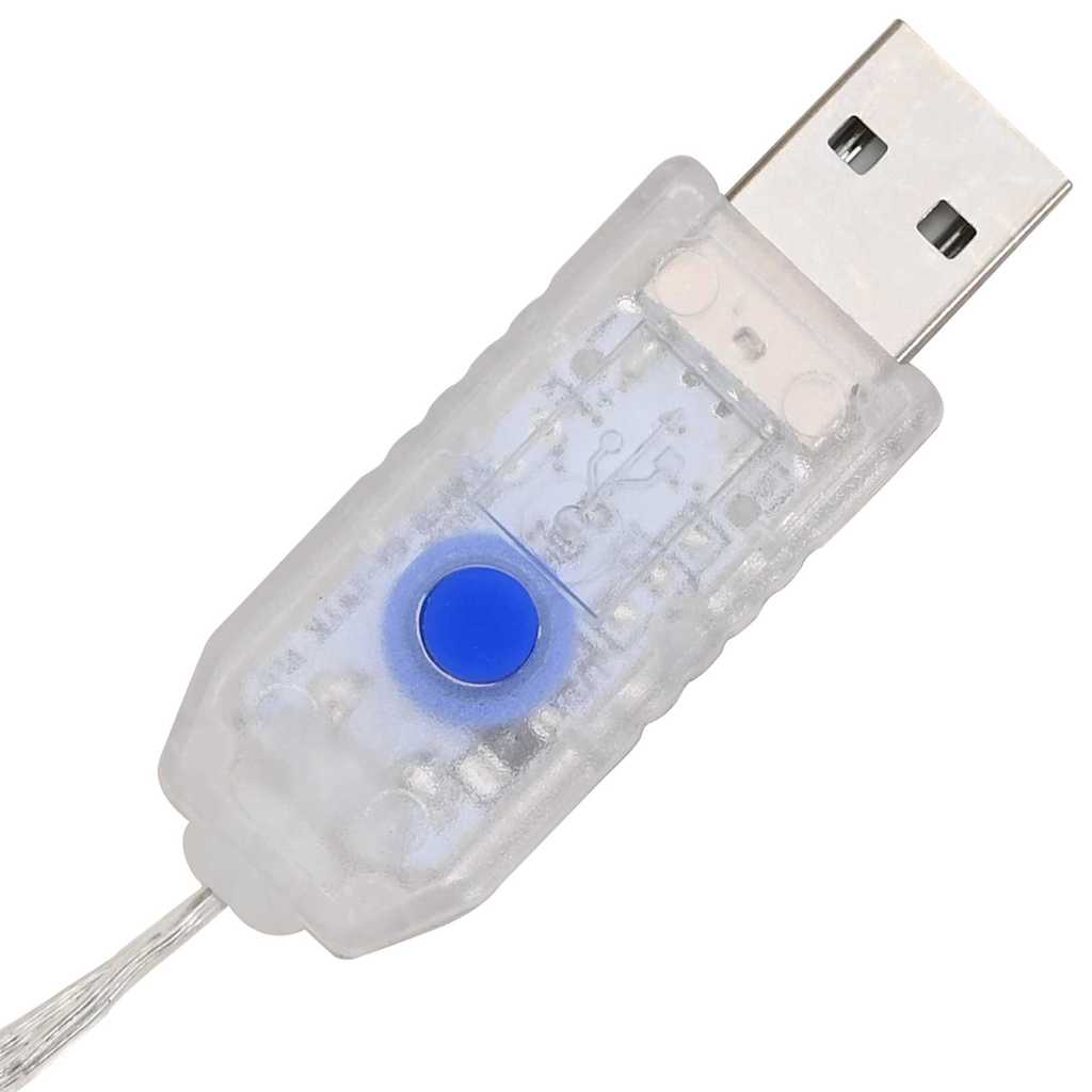 Kranz mit 60 LEDs Warmweiß 75 cm Rattan