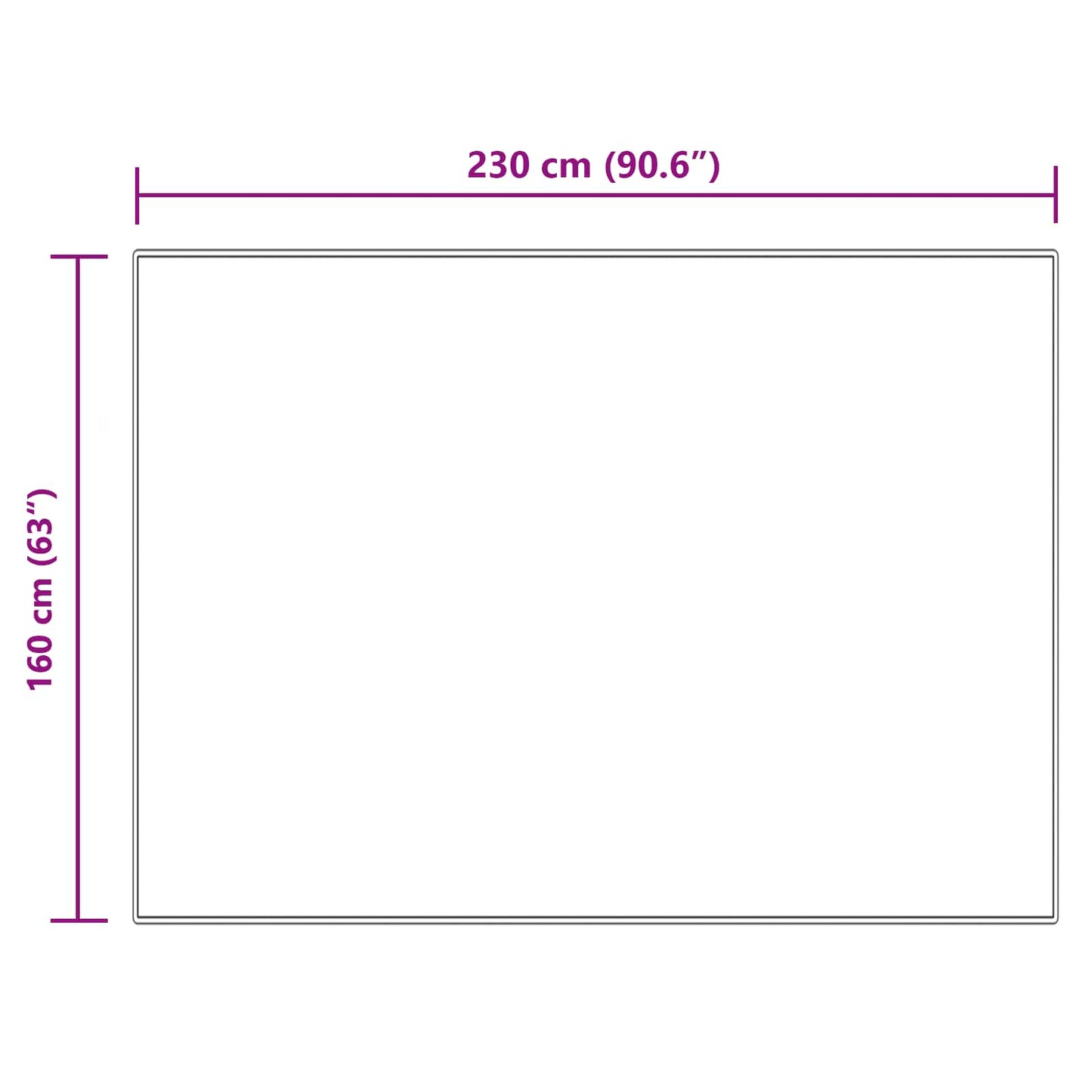 Kunstschaffell Teppich Tafalla Creme 160 x 230 cm Polyester