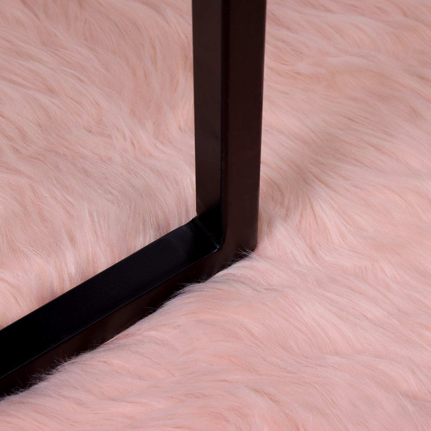 Kunstschaffell Teppich Tafalla Rosa 60 x 110 cm Polyester