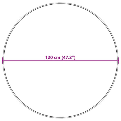 Kunstschaffell Teppich Tafalla Rosa Ø 120 cm Polyester