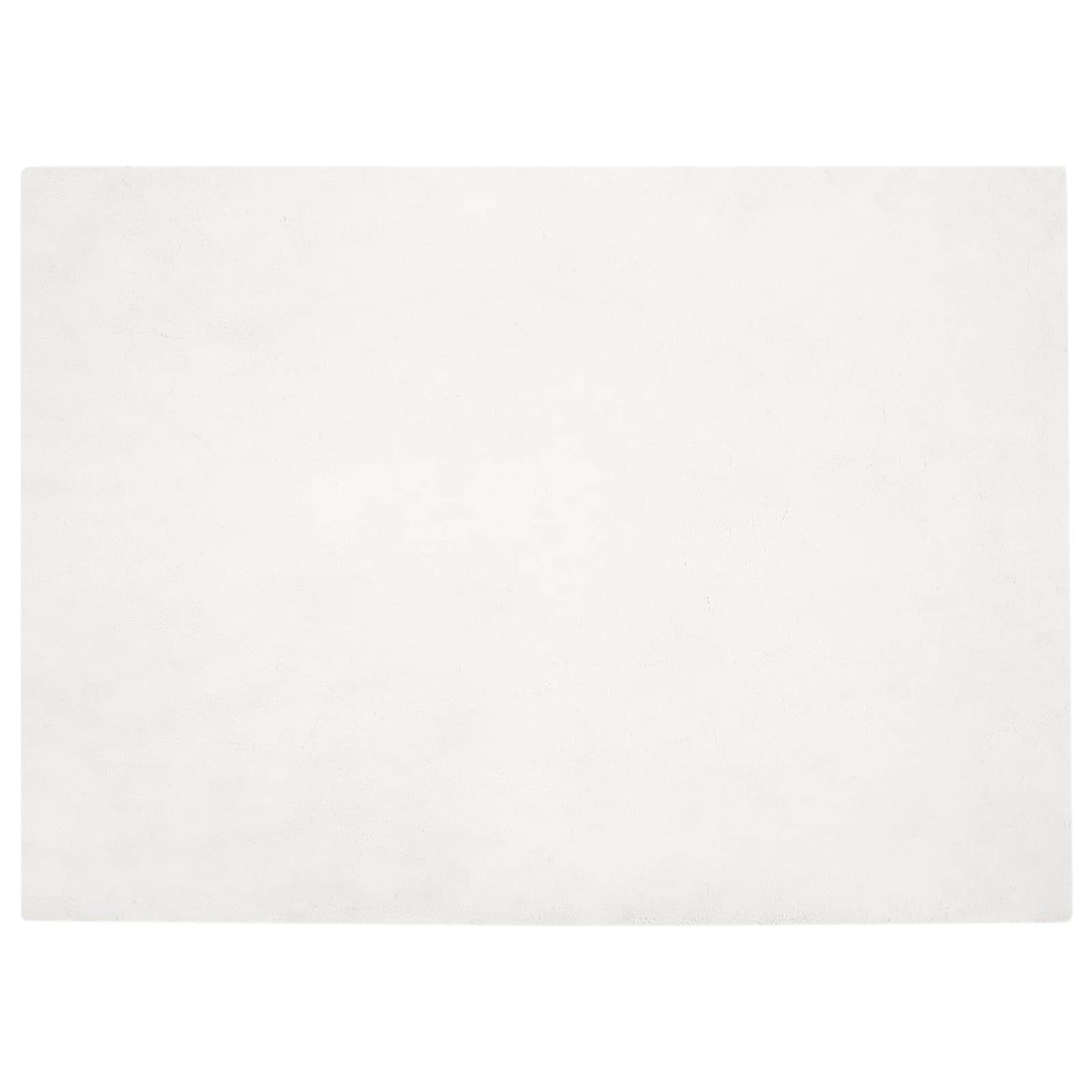 Kunstfell Hasen Teppich Olite Weiß 240 x 340 cm Polyester