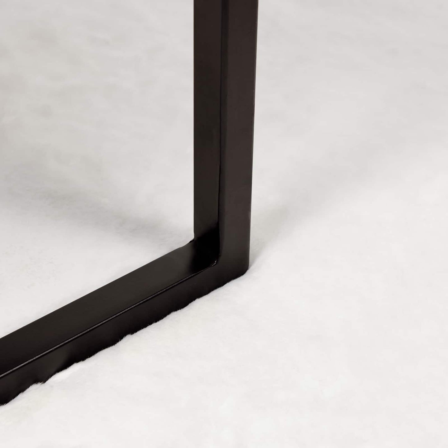 Kunstfell Hasen Teppich Olite Weiß Ø 200 cm Polyester