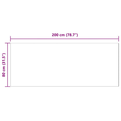 Kunstfell Hasen Teppich Olite Beige 80 x 200 cm Polyester