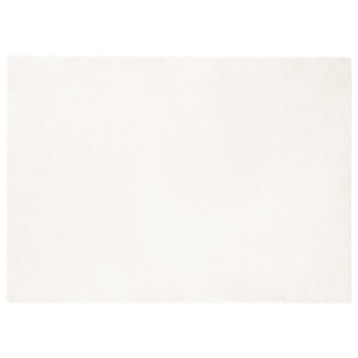 Kunstfell Hasen Teppich Olite Creme 200 x 280 cm Polyester