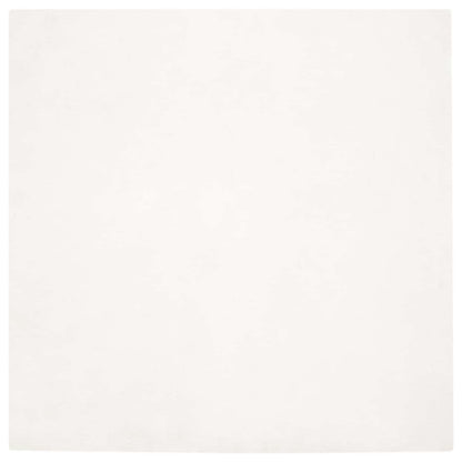 Kunstfell Hasen Teppich Olite Creme 240 x 240 cm Polyester