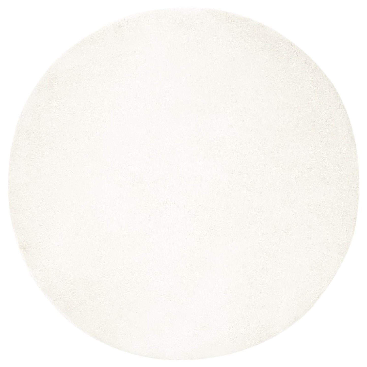 Kunstfell Hasen Teppich Olite Creme Ø 200 cm Polyester