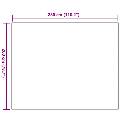 Kunstfell Hasen Teppich Olite Grau 200 x 280 cm Polyester