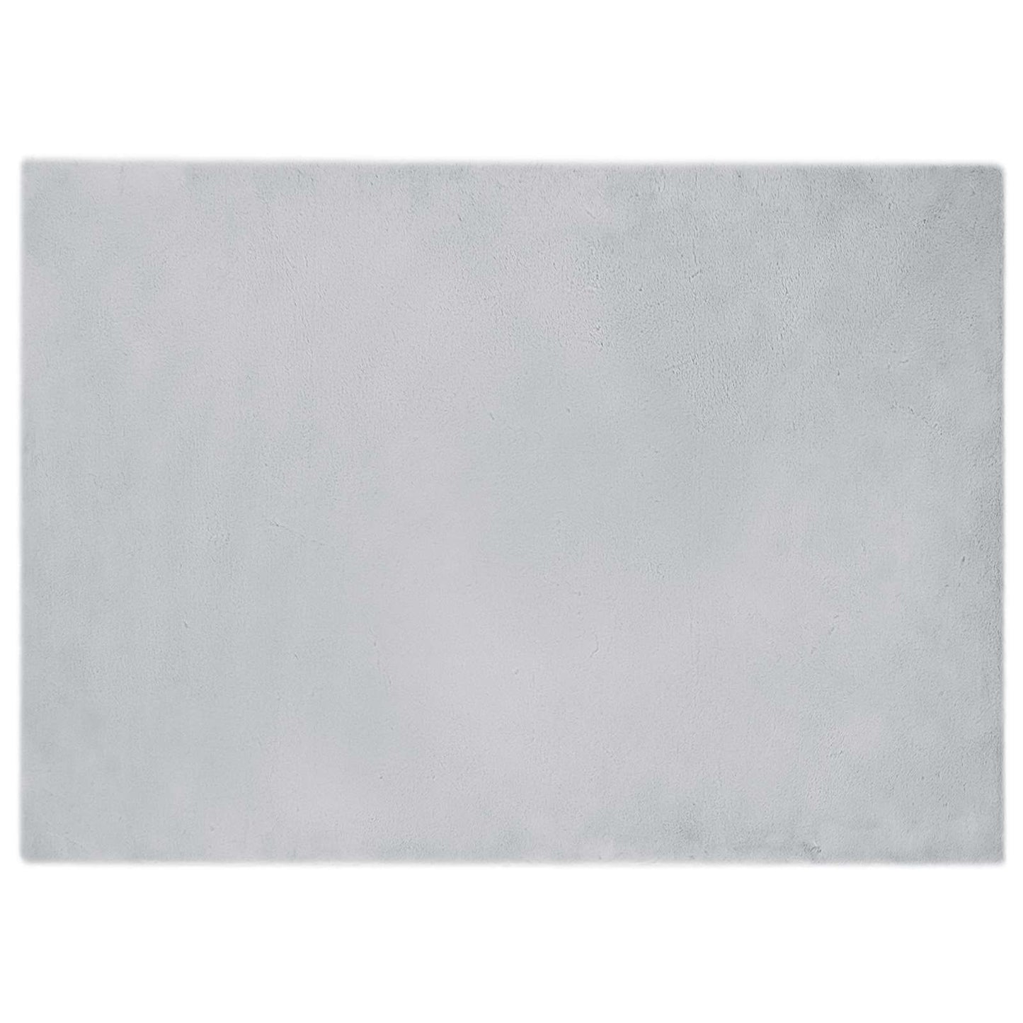 Kunstfell Hasen Teppich Olite Grau 200 x 280 cm Polyester