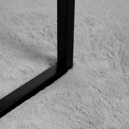 Kunstfell Hasen Teppich Olite Grau 240 x 340 cm Polyester