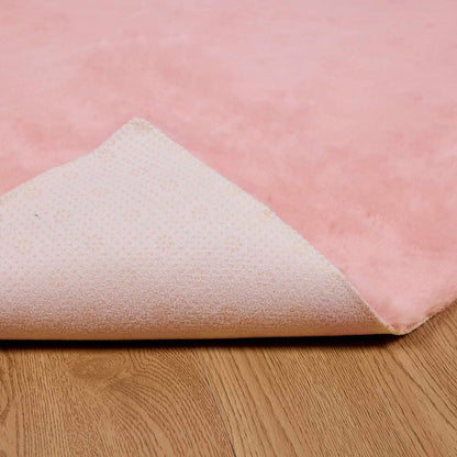 Kunstfell Hasen Teppich Olite Rosa 80 x 150 cm Polyester