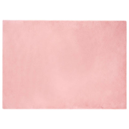 Kunstfell Hasen Teppich Olite Rosa 240 x 340 cm Polyester