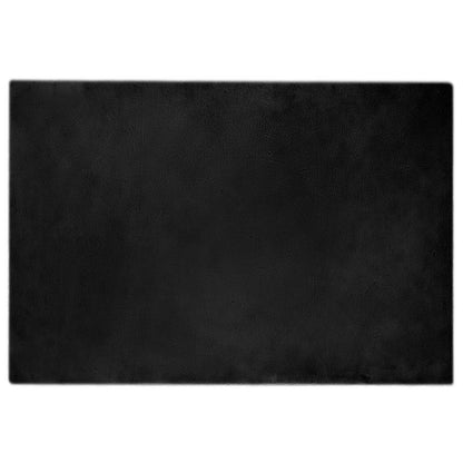 Kunstfell Hasen Teppich Olite Schwarz 120 x 170 cm Polyester