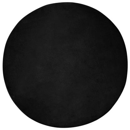 Kunstfell Hasen Teppich Olite Schwarz Ø 200 cm Polyester