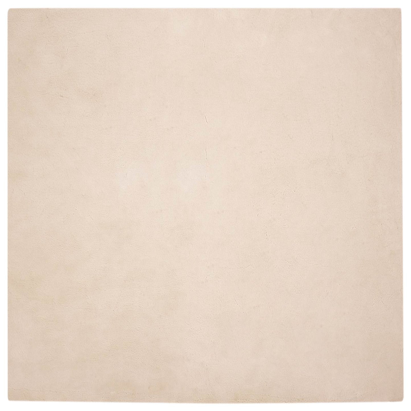 Kunstfell Hasen Teppich Olite Taupe 240 x 240 cm Polyester