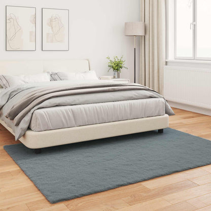 Kunstfell Hasen Teppich Olite Anthrazit 120 x 170 cm Polyester