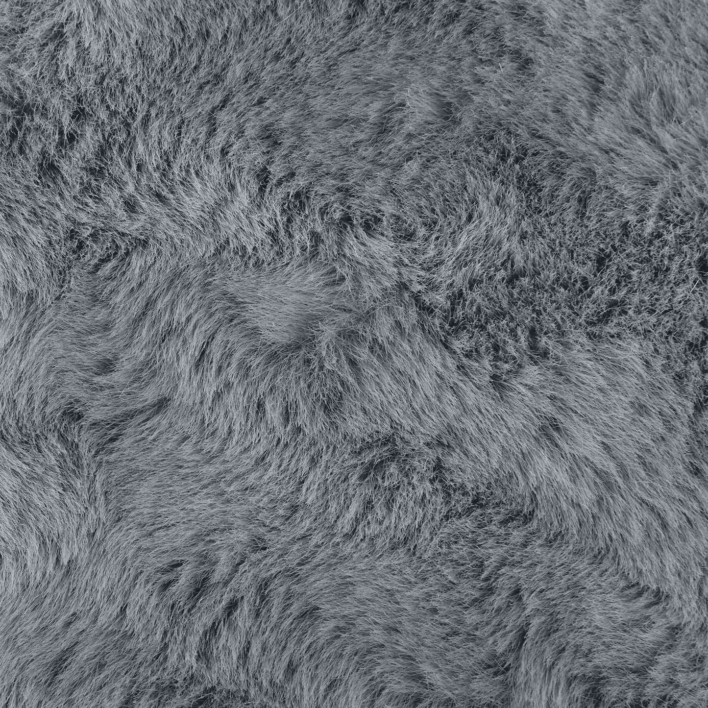 Kunstfell Hasen Teppich Olite Anthrazit 240 x 340 cm Polyester