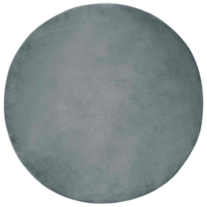 Kunstfell Hasen Teppich Olite Anthrazit Ø 200 cm Polyester