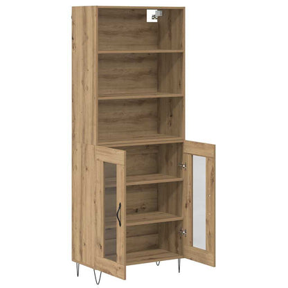 Highboard Artisan-Eiche 69,5 x 34 x 180 cm Holzwerkstoff
