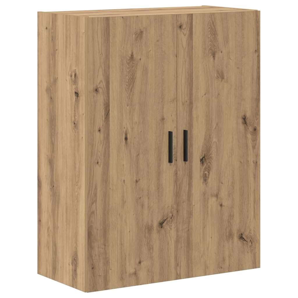 Highboard Altholz 69,5 x 34 x 180 cm Engineered Wood und Glas