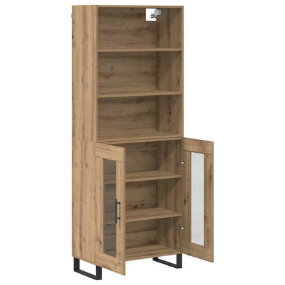 Highboard Artisan-Eiche 69,5 x 34 x 180 cm Holzwerkstoff