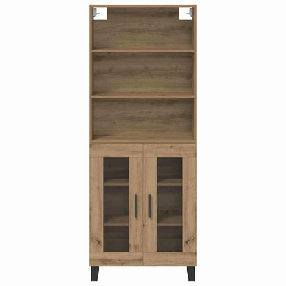 Highboard Artisan-Eiche 69,5 x 34 x 180 cm Holzwerkstoff