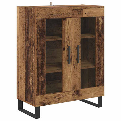 Highboard Altholz 69,5 x 34 x 180 cm Holzwerkstoff