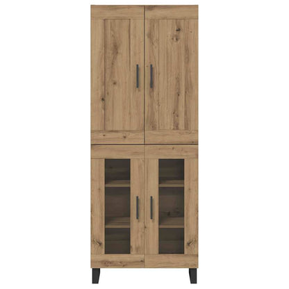 Highboard Artisan-Eiche 69,5 x 34 x 180 cm Holzwerkstoff