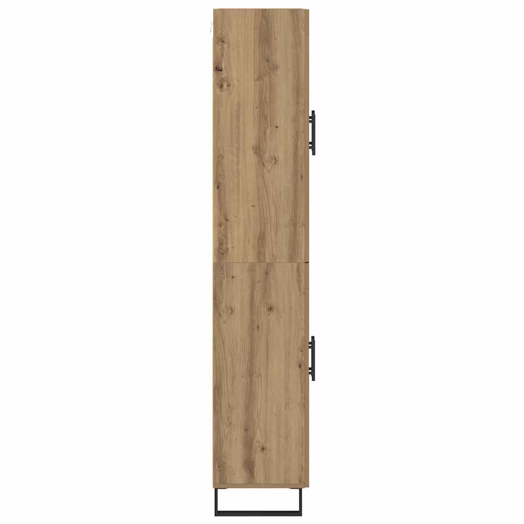 Highboard Artisan-Eiche 69,5 x 34 x 180 cm Holzwerkstoff