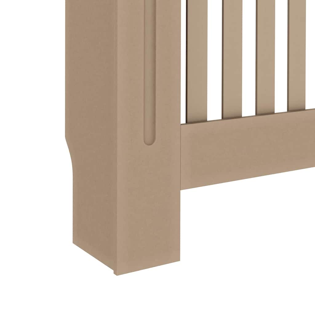 Heizkörperabdeckung 2 pcs Braun 112x19x81.5cm Holzwerkstoff
