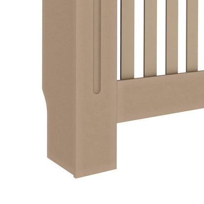 Heizkörperabdeckung 2 pcs Braun 112x19x81.5cm Holzwerkstoff
