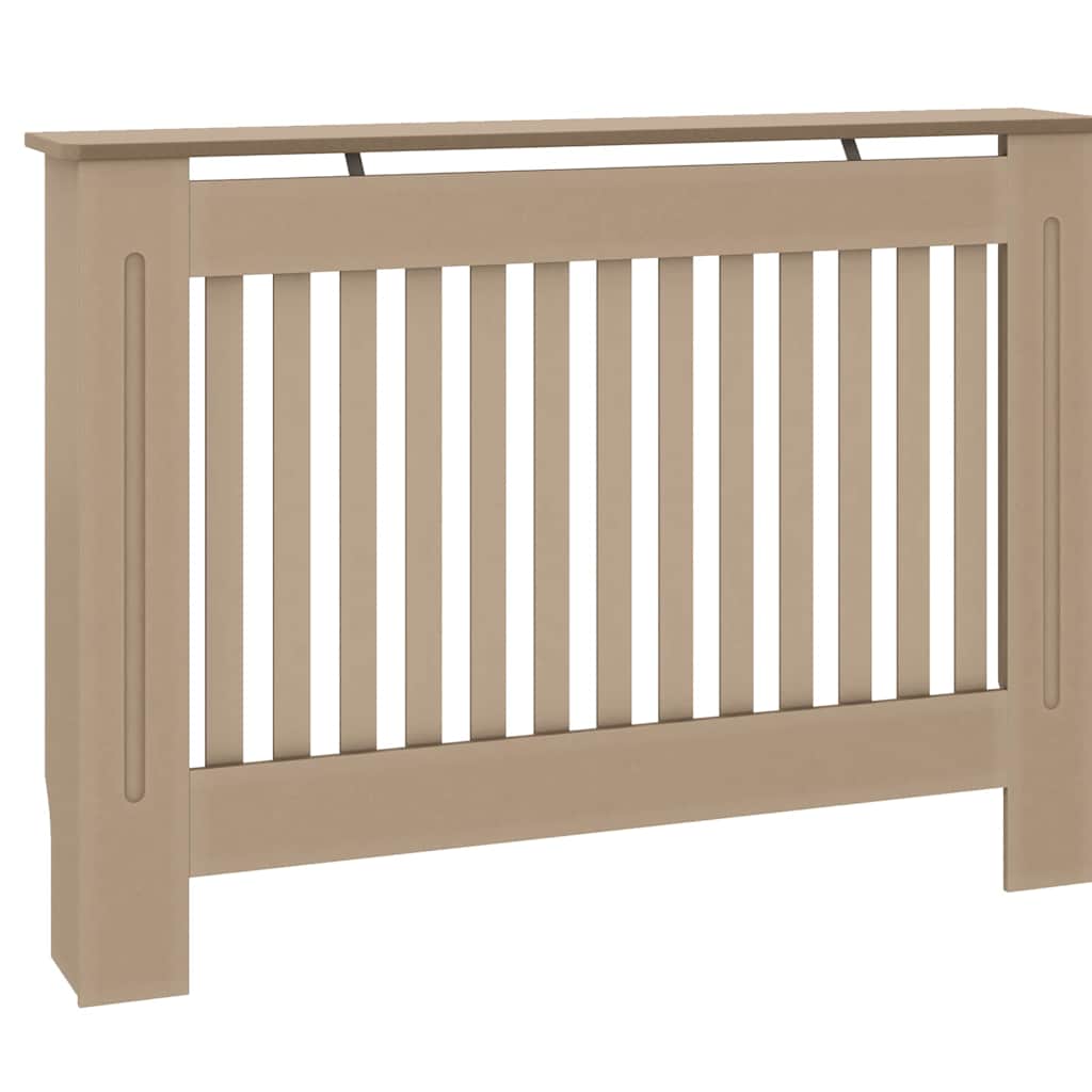 Heizkörperabdeckung 2 pcs Braun 112x19x81.5cm Holzwerkstoff