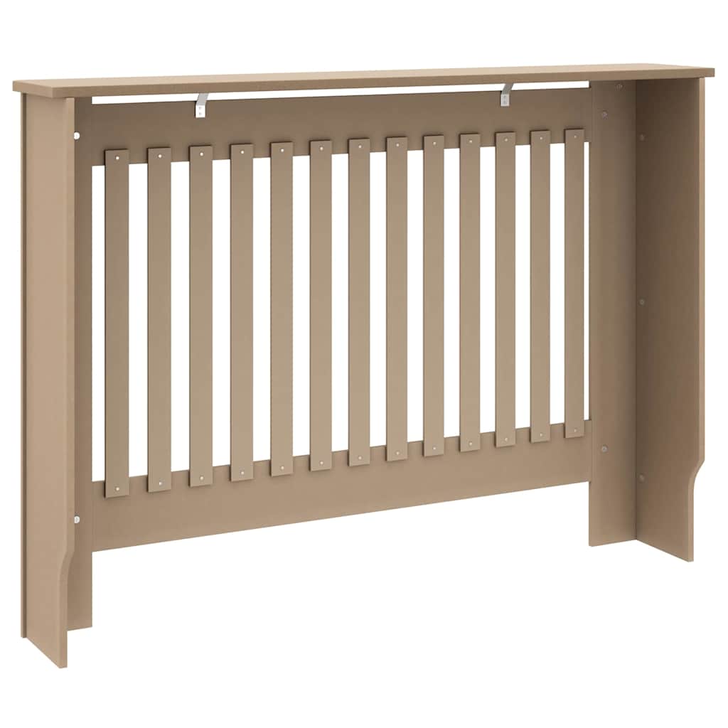 Heizkörperabdeckung 2 pcs Braun 112x19x81.5cm Holzwerkstoff
