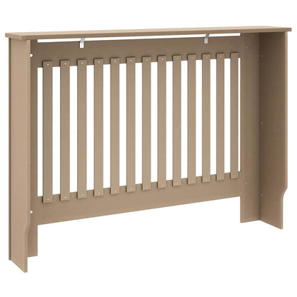 Heizkörperabdeckung 2 pcs Braun 112x19x81.5cm Holzwerkstoff