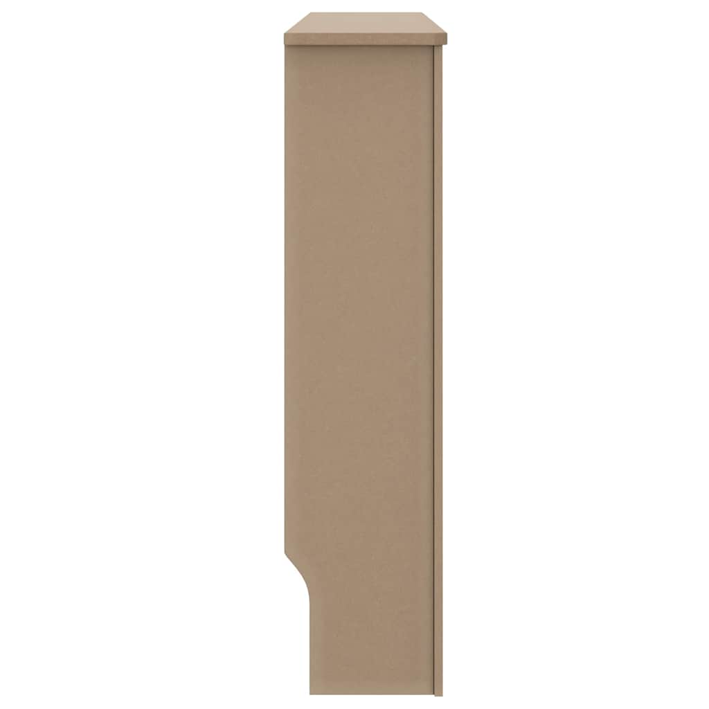 Heizkörperabdeckung 2 pcs Braun 112x19x81.5cm Holzwerkstoff