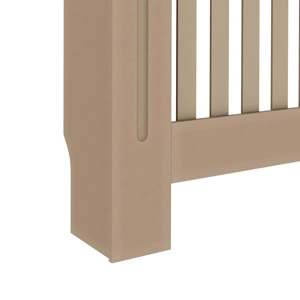 Heizkörperabdeckung 2 pcs Braun 152x19x81.5cm Holzwerkstoff