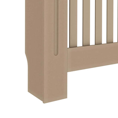 Heizkörperabdeckung 2 pcs Braun 152x19x81.5cm Holzwerkstoff