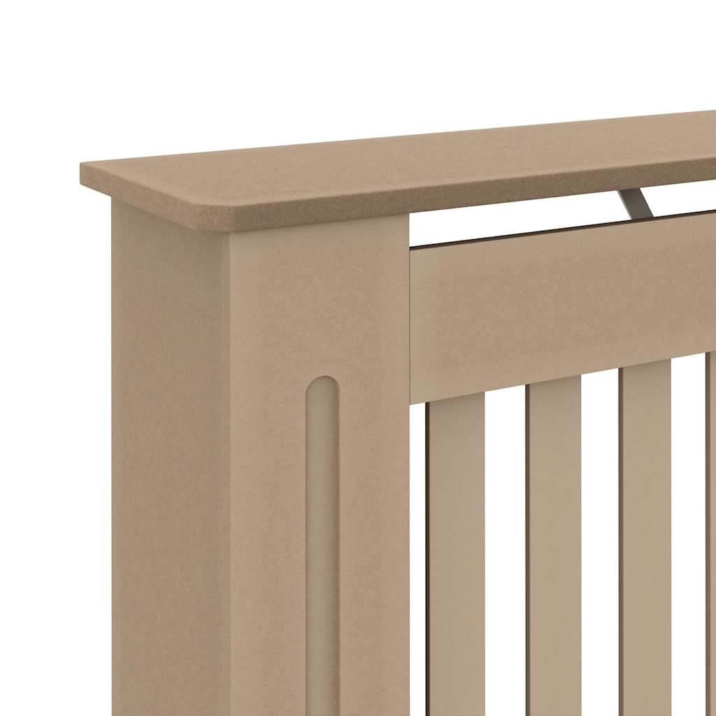 Heizkörperabdeckung 2 pcs Braun 152x19x81.5cm Holzwerkstoff