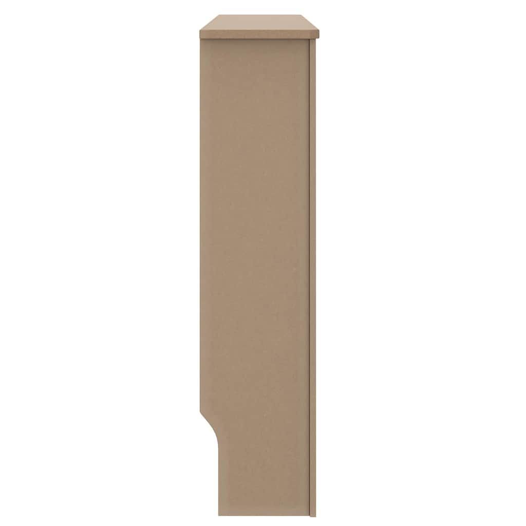 Heizkörperabdeckung 2 pcs Braun 152x19x81.5cm Holzwerkstoff